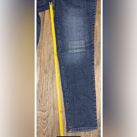 Eddie Bauer Women's Boyfriend Fit Jeans Patchwork Size 8 - Picture 10 of 16